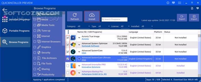 دانلود QuickInstaller 0.4.9469.37197 Preview - دانلود کوییک اینستالر - سافت گذر