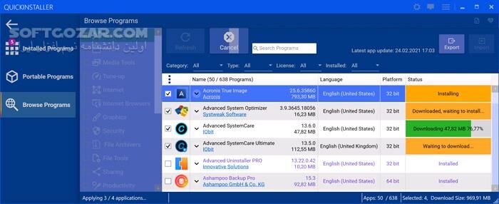 دانلود QuickInstaller 0.4.9469.37197 Preview - دانلود کوییک اینستالر - سافت گذر