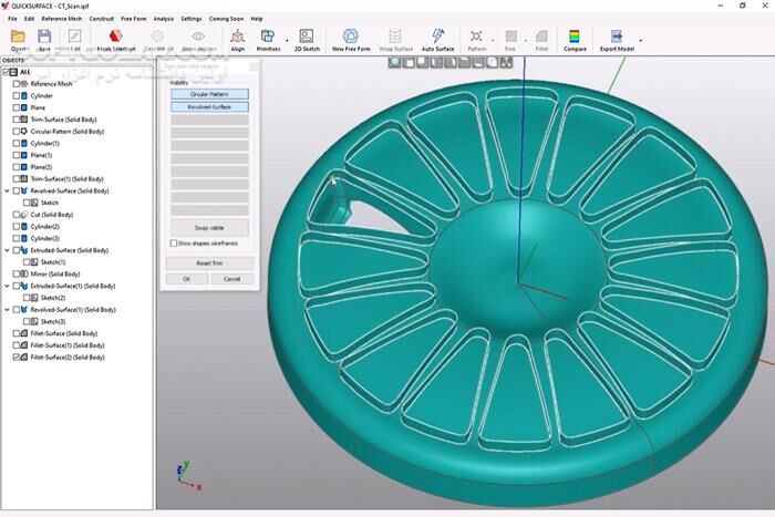 دانلود QuickSurface 2026 v7.9.62 - دانلود معکوس مدل های سه بعدی - سافت گذر