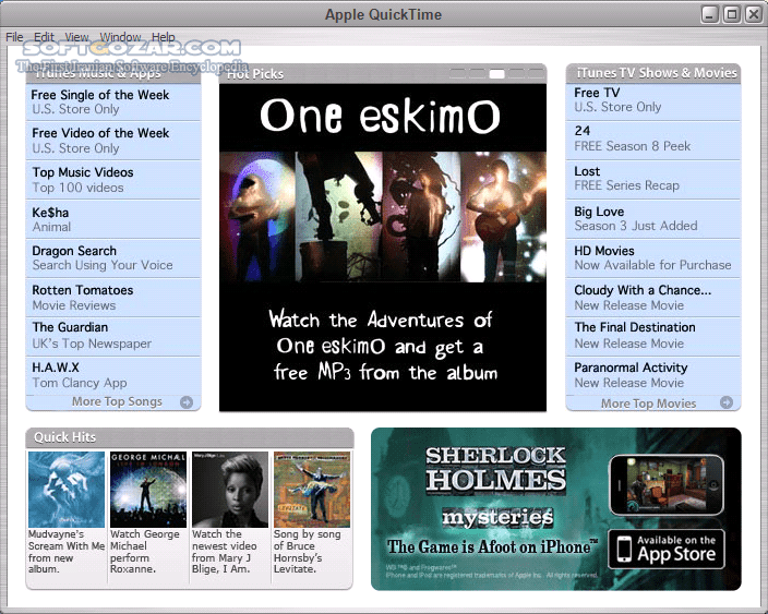 دانلود QuickTime Pro 7.7.9 - دانلود نرم افزار شرکت Apple برای پخش فایلهای ویدیویی MOV در ویندوز و صفحات وب - سافت گذر