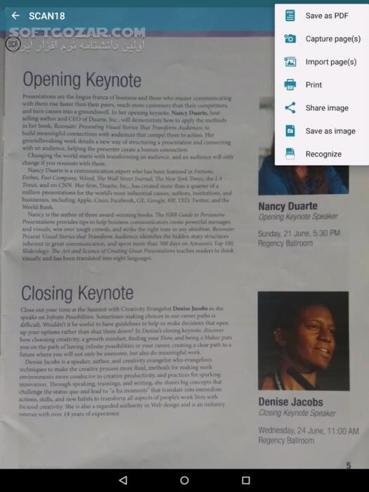 دانلود Quick PDF Scanner Pro 5.2.715 for Android +4.0 - دانلود اسکنر برای اندروید - سافت گذر