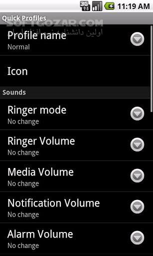 دانلود Quick Profiles Pro 2.0.9 for Android - دانلود مدیریت و ایجاد پروفایل برای اندروید - سافت گذر