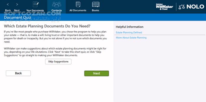 دانلود Quicken WillMaker & Trust 2025 v25.5.3041 - دانلود تنظیم وصیت نامه - سافت گذر