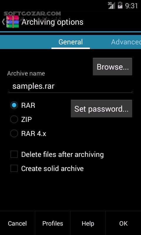 دانلود RAR For Android 7.20.130 for Android +5.0 - دانلود وینرار اندروید برای اندروید - سافت گذر