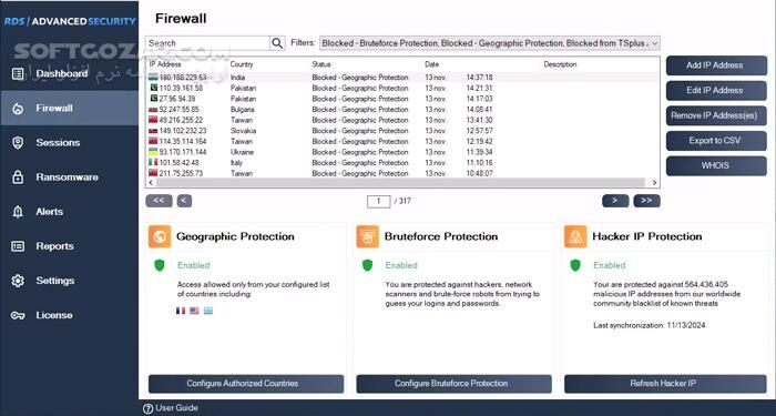 دانلود RDS Advanced Security Ultimate 7.4.10.28 - دانلود حفاظت از ریموت دسکتاپ - سافت گذر