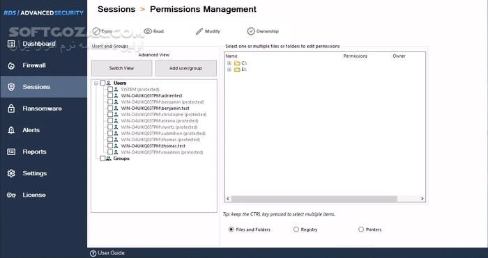 دانلود RDS Advanced Security Ultimate 7.4.10.28 - دانلود حفاظت از ریموت دسکتاپ - سافت گذر