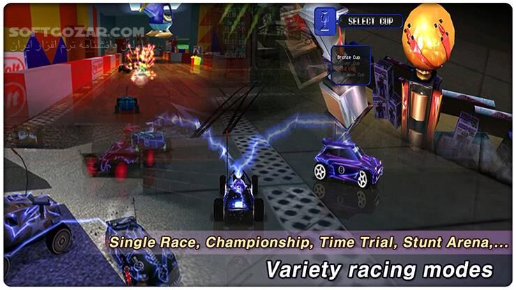 دانلود RE-VOLT Classic - 3D Racing Premium 1.3.0 for Android +2.3 - دانلود بازی ماشین کنترلی برای اندروید - سافت گذر