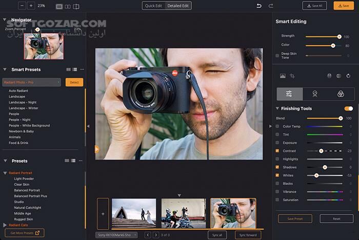 دانلود Radiant Photo 1.3.0.385 - دانلود ویرایش عکس حرفه ای - سافت گذر