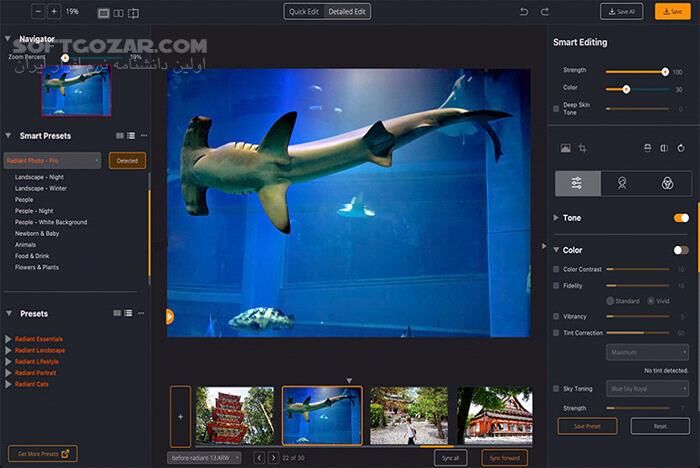 دانلود Radiant Photo 1.3.0.385 - دانلود ویرایش عکس حرفه ای - سافت گذر
