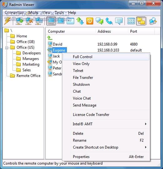 دانلود 3.5 / Radmin 3.4 - دانلود یک نرم افزار قوی برای ارتباط با کامپیوتر راه دور - سافت گذر