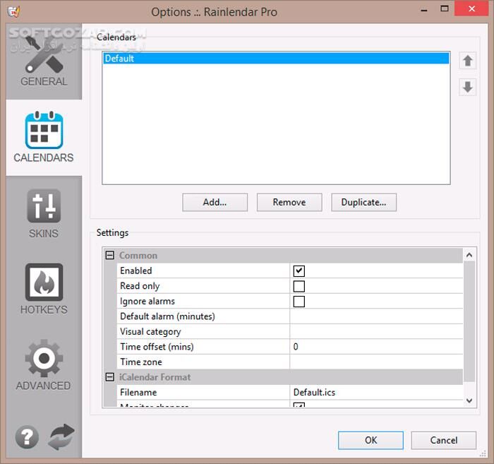 دانلود Rainlendar Pro 2.22.1 Build 182 - دانلود تقویم برای ویندوز - سافت گذر