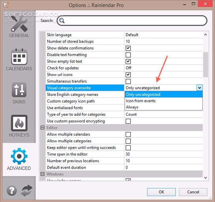 دانلود Rainlendar Pro 2.22.1 Build 182 - دانلود تقویم برای ویندوز - سافت گذر