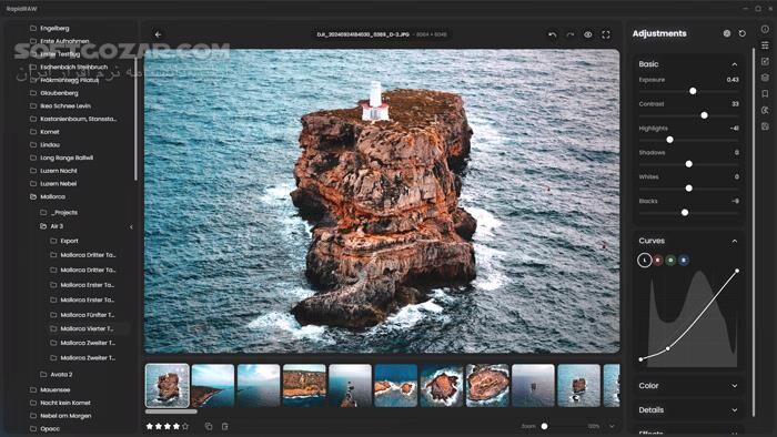 دانلود RapidRAW 1.4.7 - دانلود ویرایش عکس RAW - سافت گذر