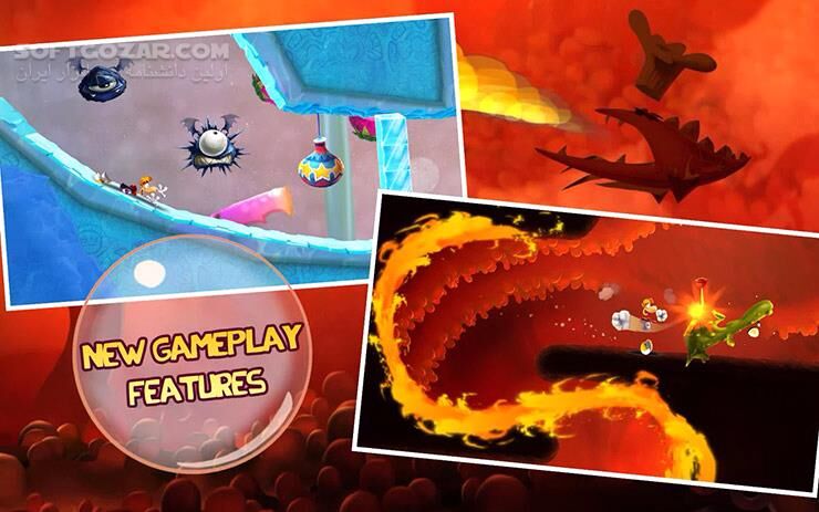 دانلود Rayman Fiesta Run 1.4.2 for Android +3.0 - دانلود بازی دونده ریمن برای اندروید - سافت گذر