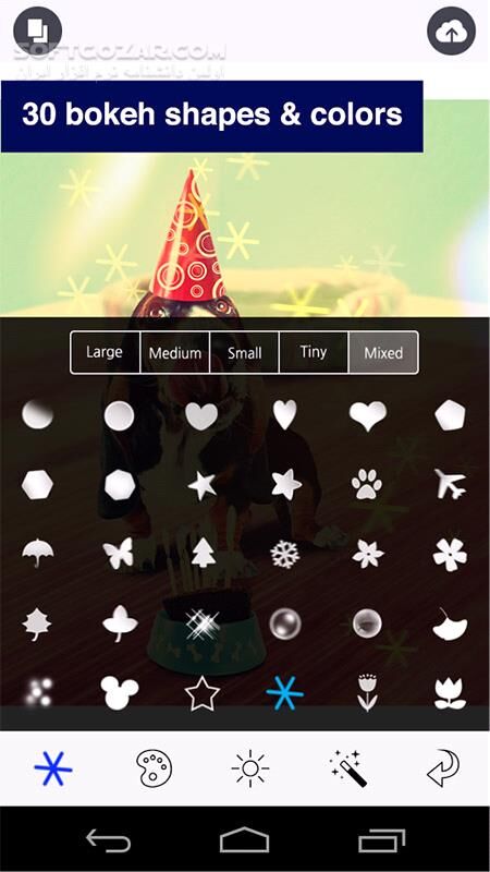 دانلود Real Bokeh 3.6 for Android +4.0 - دانلود افکت گذاری با اشیاء رنگی برای اندروید - سافت گذر