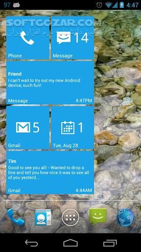 دانلود Real Widget 1.0.8 for Android +4.0 - دانلود ویجت با شمایل ویندوز فون 7 برای اندروید - سافت گذر