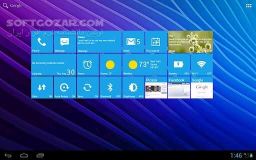 دانلود Real Widget 1.0.8 for Android +4.0 - دانلود ویجت با شمایل ویندوز فون 7 برای اندروید - سافت گذر