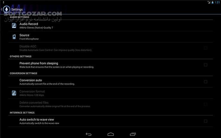 دانلود RecForge II Pro 1.2.8.1g / I Pro 2.1.16 for Android +1.6 - دانلود برنامه ضبط پرقدرت صدا با امکانات بالا برای اندروید - سافت گذر