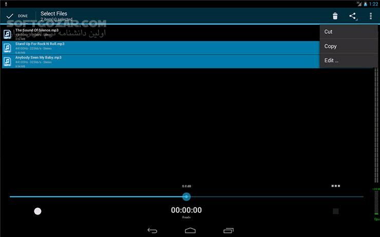 دانلود RecForge II Pro 1.2.8.1g / I Pro 2.1.16 for Android +1.6 - دانلود برنامه ضبط پرقدرت صدا با امکانات بالا برای اندروید - سافت گذر