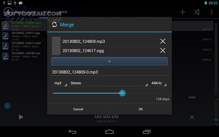 دانلود RecForge II Pro 1.2.8.1g / I Pro 2.1.16 for Android +1.6 - دانلود برنامه ضبط پرقدرت صدا با امکانات بالا برای اندروید - سافت گذر