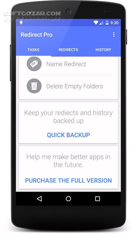 دانلود Redirect File Organizer Pro 3.0.1 for Android +4.0 - دانلود انتقال فایل برای اندروید - سافت گذر