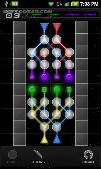 دانلود Refraction Lite 1.8.4 for Android - دانلود بازی فکری با استفاده از لیزر و منشور برای اندروید - سافت گذر