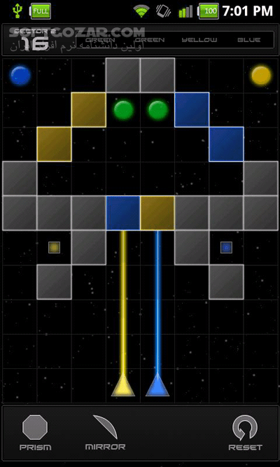 دانلود Refraction Lite 1.8.4 for Android - دانلود بازی فکری با استفاده از لیزر و منشور برای اندروید - سافت گذر