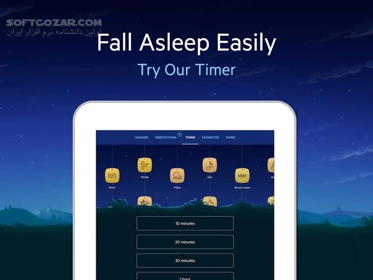 دانلود BetterSleep: Sleep tracker 25.22.2 for Android +8.0 - دانلود ریلکس ملودی برای اندروید - سافت گذر