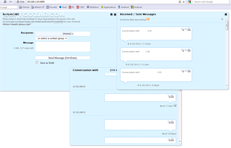 دانلود RemoteSMS Pro 6.9.9.2 for Android - دانلود ارسال SMS با کامپیوتر برای اندروید - سافت گذر