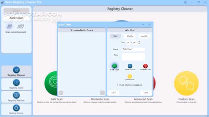 دانلود Revo Registry Cleaner Pro 2.0.5 - دانلود پاکسازی رجیستری - سافت گذر