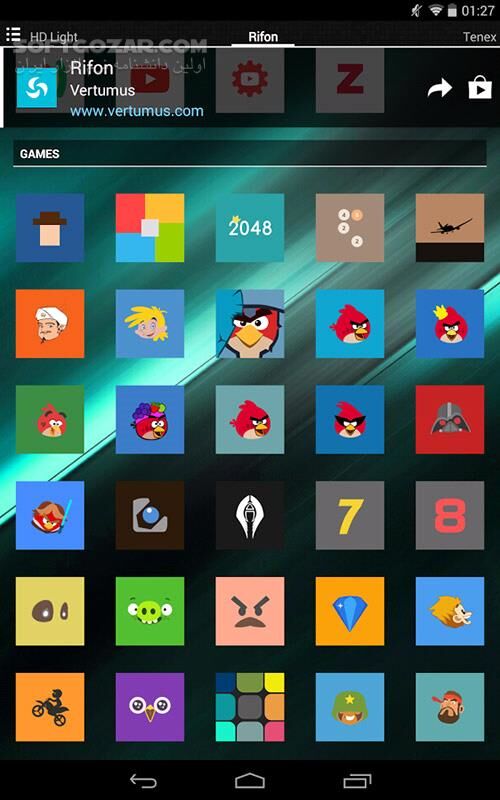 دانلود Rifon Icon 18.6.1 for Adnroid +4.0 - دانلود آیکون برای اندروید - سافت گذر