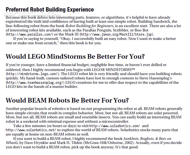 دانلود Intermediate Robot Building - دانلود کتاب Learning Robot Building - سافت گذر