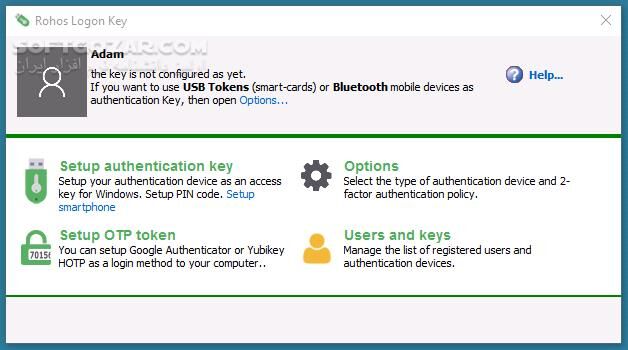 دانلود Rohos Logon Key 5.3 - دانلود قفل کامپیوتر با فلش مموری - سافت گذر