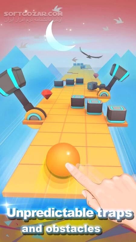 دانلود Rolling Sky 8.6.4 for Android +2.3.3 - دانلود رولینگ اسکای برای اندروید - سافت گذر