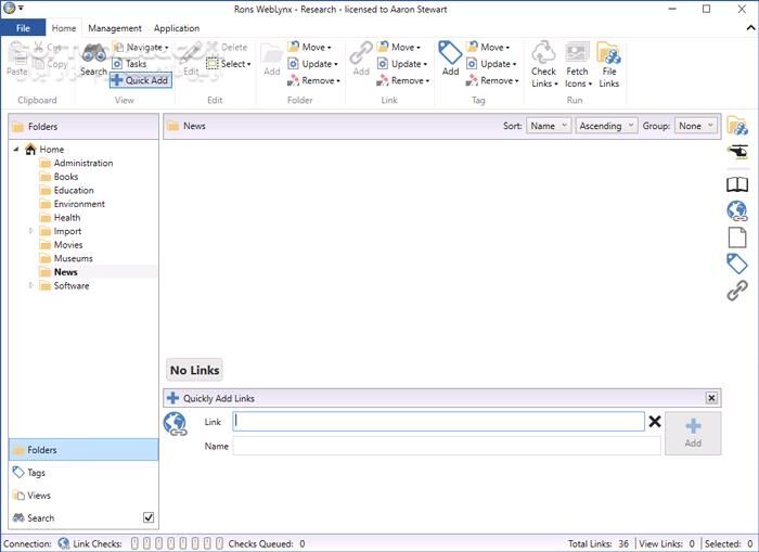 دانلود Rons WebLynx Pro v2025.6.18.1346 - دانلود مدیریت بوکمارک ها - سافت گذر