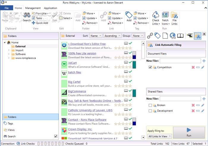 دانلود Rons WebLynx Pro v2025.6.18.1346 - دانلود مدیریت بوکمارک ها - سافت گذر