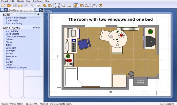 دانلود Room Arranger 10.2.0.732 (x64) - دانلود طراحی چیدمان دکوراسیون - سافت گذر