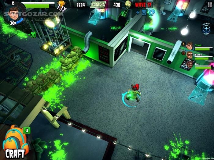 دانلود Rooster Teeth vs. Zombiens - دانلود بازی دندان‌های خروس جنگی علیه زامبی‌ها - سافت گذر