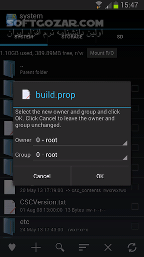 دانلود Root Explorer 4.12.3 for Android +4.0 - دانلود روت اکسپلورر برای اندروید - سافت گذر