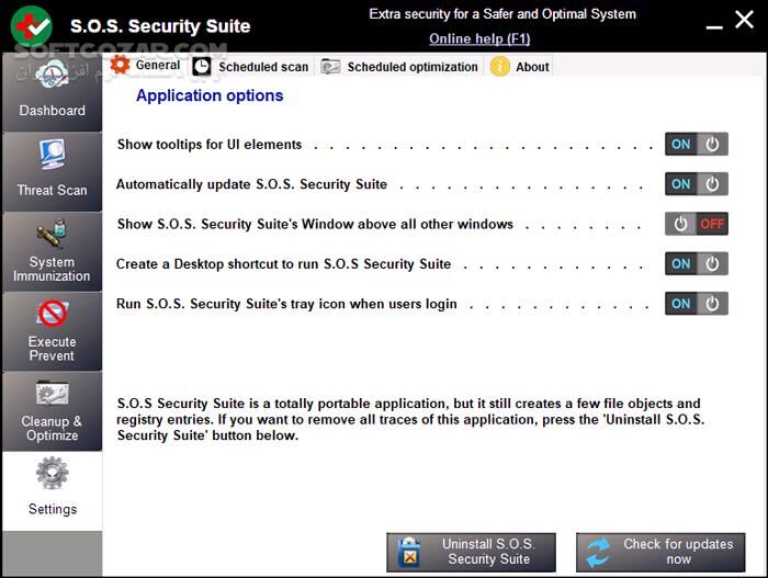 دانلود S.O.S Security Suite 2.9.9 - دانلود ضدبدافزار - سافت گذر