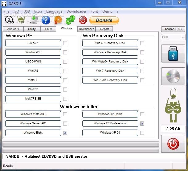 دانلود SARDU MultiBoot Creator 3.2.1 Pro Basic / 4.0.0 Free - دانلود ساخت دیسک بوت چندگانه - سافت گذر
