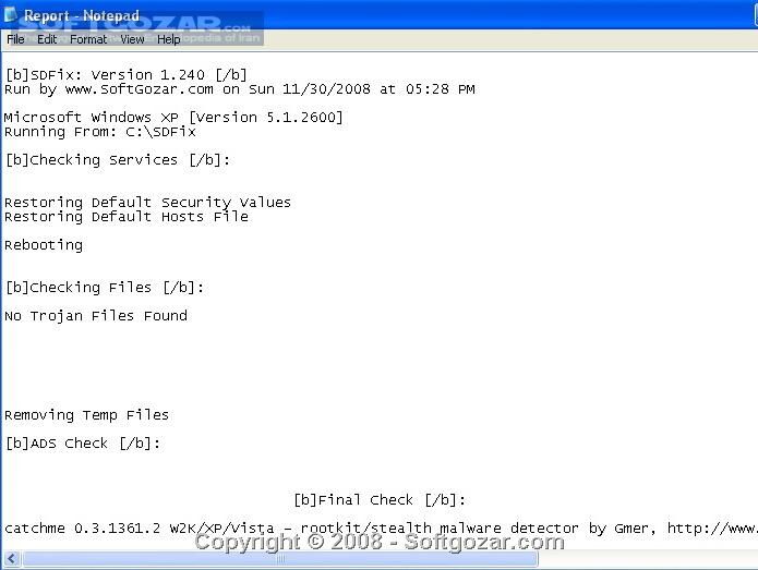 دانلود SalDost Virus Remover v1.240 - دانلود جدیدترین ابزار برای از بین بردن ویروس سالدوست یا New Folder - سافت گذر