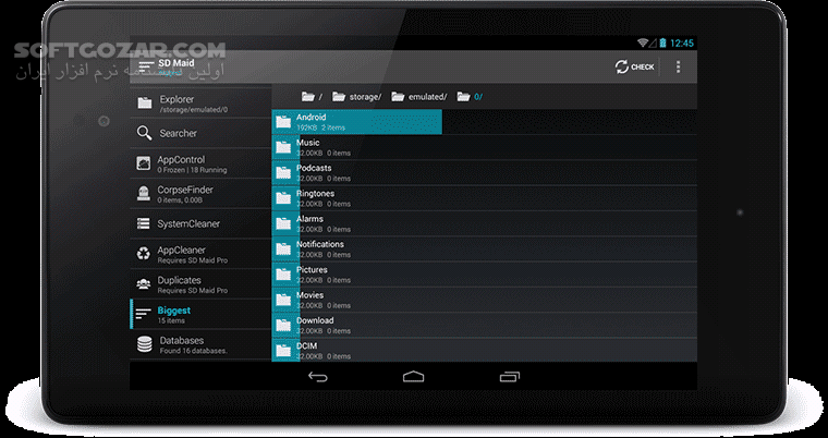 دانلود SD Maid Pro 5.6.3 for Android +5.0 - دانلود مدیریت فضای گوشی برای اندروید - سافت گذر