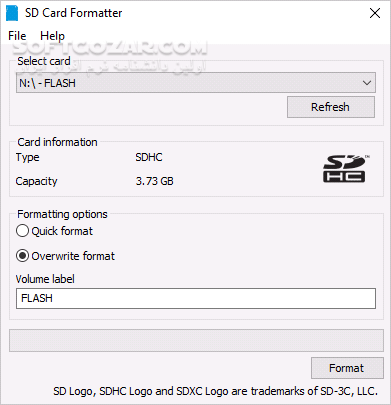 دانلود SD Memory Card Formatter 5.0.3 / macOS - دانلود فرمت کننده مموری کارت - سافت گذر