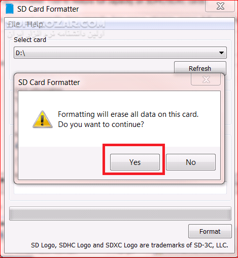 دانلود SD Memory Card Formatter 5.0.3 / macOS - دانلود فرمت کننده مموری کارت - سافت گذر
