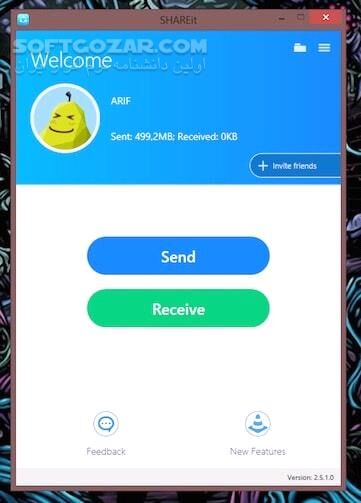 دانلود SHAREit for PC 4.0.6.177 / 4.0.4.152 - دانلود شریت - سافت گذر