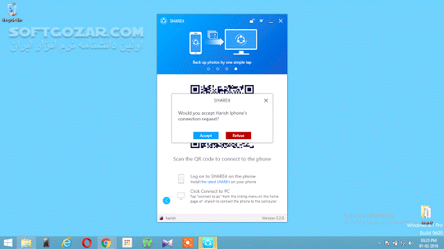 دانلود SHAREit for PC 4.0.6.177 / 4.0.4.152 - دانلود شریت - سافت گذر
