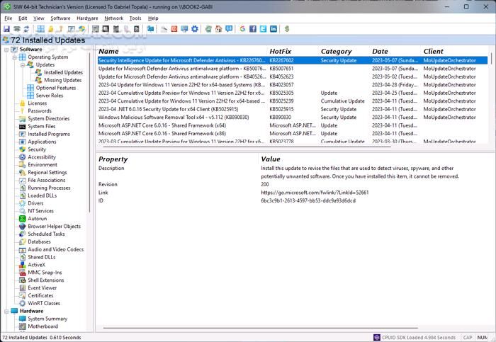 دانلود SIW 2025 v15.11.1119 Technician - دانلود نمایش مشخصات سیستم - سافت گذر