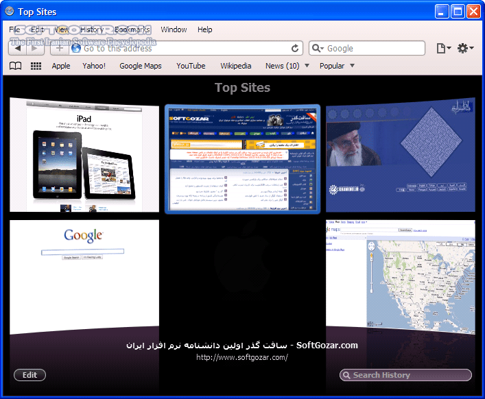 دانلود Apple Safari 5.34.57.2 / Preview 235 Final - دانلود مرورگر پرسرعت، زیبا و قدرتمند شرکت Apple - سافت گذر