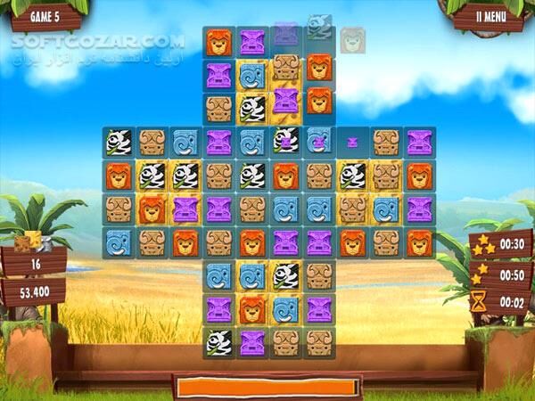 دانلود Safari Venture - دانلود بازی جورچین حیوانات آفریقایی - سافت گذر